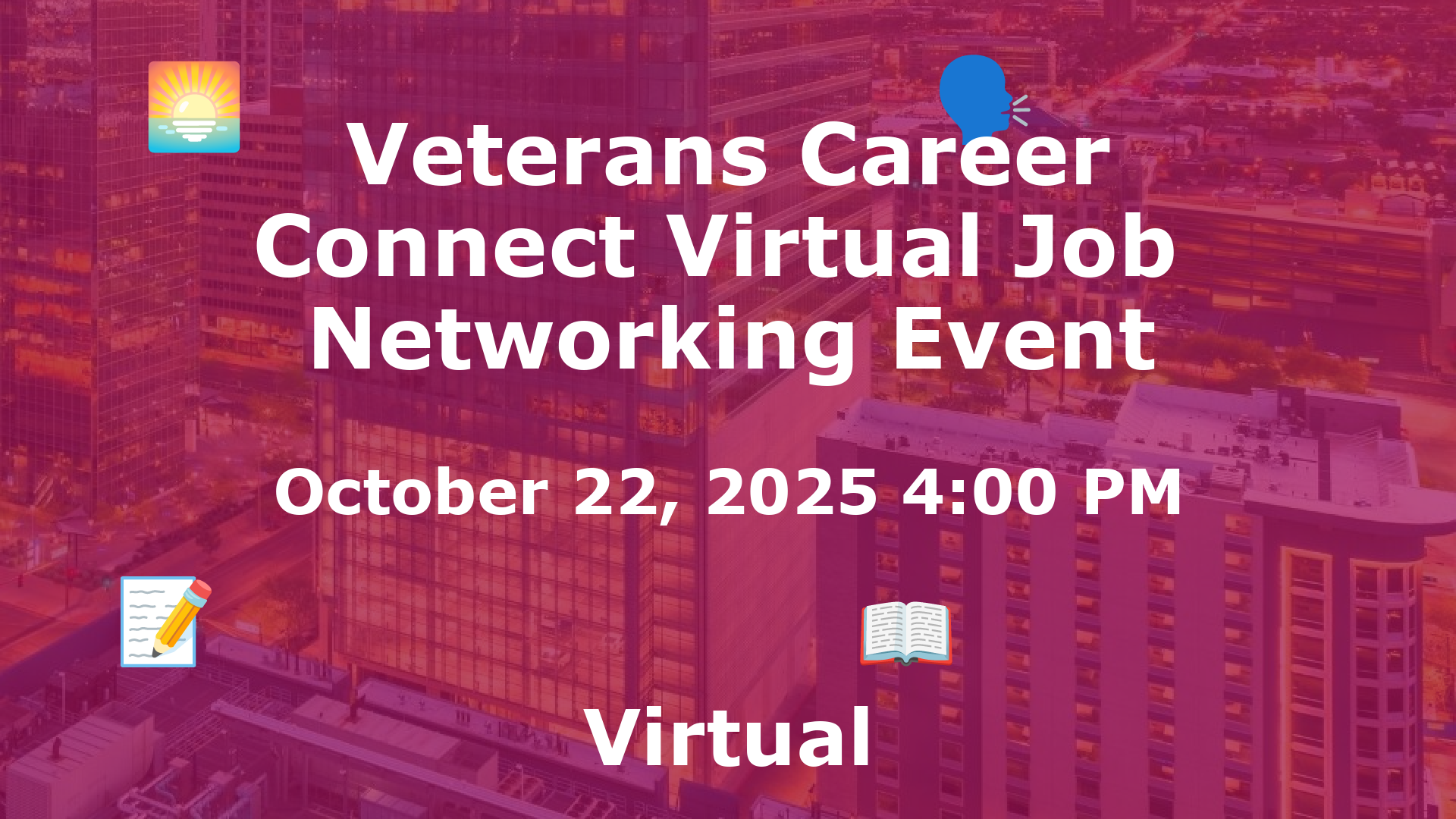 Veterans Career Connect Virtual Job  Networking Event event image